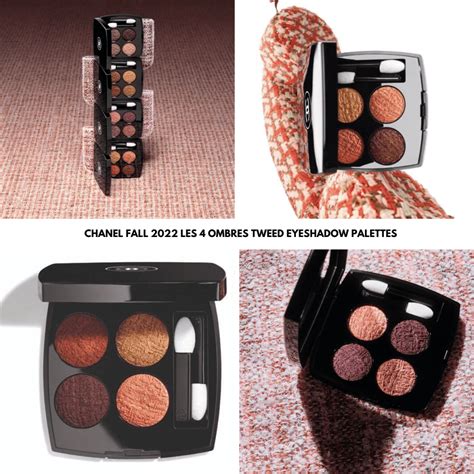 palette chanel 2022 tweed|Chanel makeup september 2022.